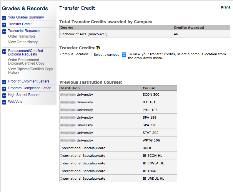 Making The Most Of Your Transfer Credits | Student Services